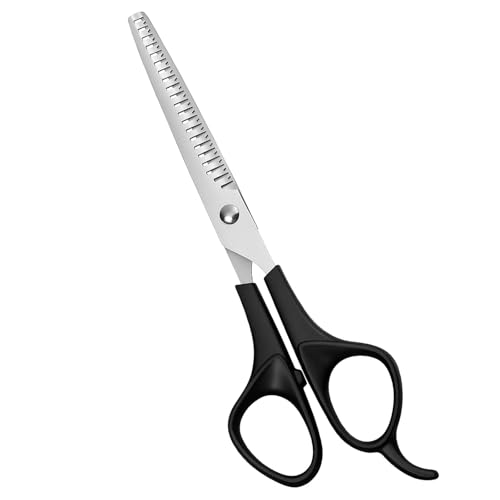 URAQT Tijeras Peluqueria Profesional, 6,5 Pulgadas Tijeras Entresacar Inoxidable, tijeras cortar pelo, tijeras barberia para Salón/Hogar/Mascota