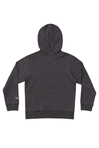 Champion Kids Clothes Sweatshirts Youth Heritage Fleece Pull On Hoody Sweatshirt with Hood (Medium, Heritage Granite Heather)2