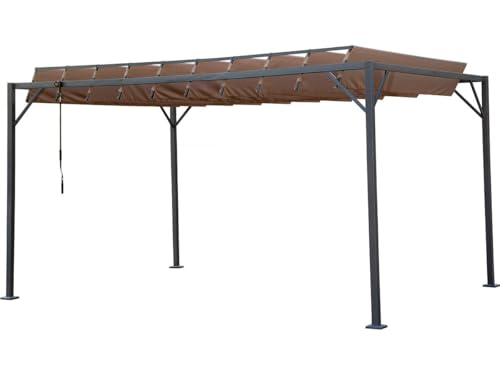 Habitat et Jardin Pérgola bioclimática de Tejido  3x4 m - Topo