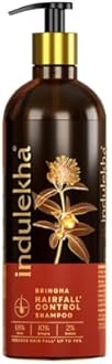 Indulekha Bringha Ayurvedic Shampoo 340 ml|| for Hair Fall Control|| With Bringharaj Extracts|| Amla|| Shikakai - Paraben Free|| For Men & Women
