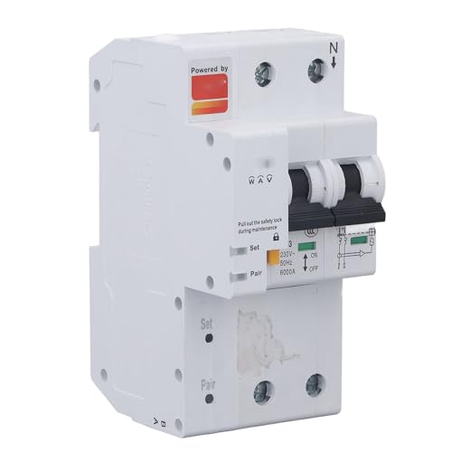 Disjoncteur WiFi 2 Pôles AC 230V 20A pour Panneau Électrique