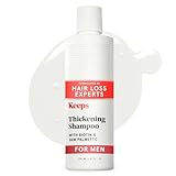 Keeps Men’s Hair Loss Shampoo with Biotin - Anti-Thinning & Hair Growth Shampoo for Men - DHT Blocker with Saw Palmetto & Caffeine for Fuller, Thicker Looking Hair - Color-Safe Products