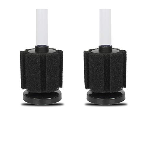 Alegi Aquarium Sponge Filter With Airline Tubing, Check Valves, Suction Cups For 10 Gallon Fish Tank, Betta, Nano, Shrimp, Fry, Biochemical Filter #TOP3