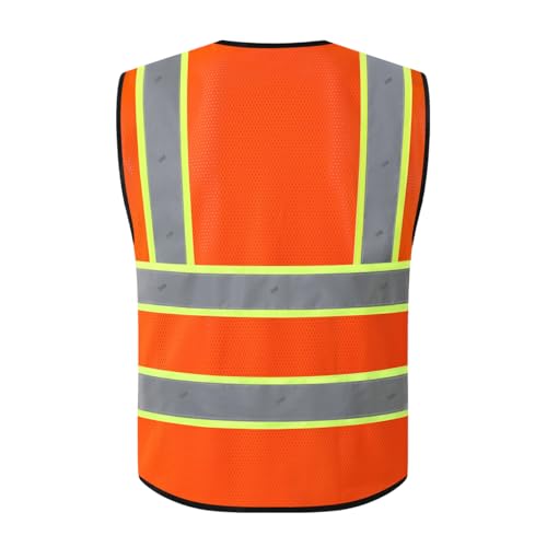 Image of Safety Vest for Men Women Reflective Construction Vest