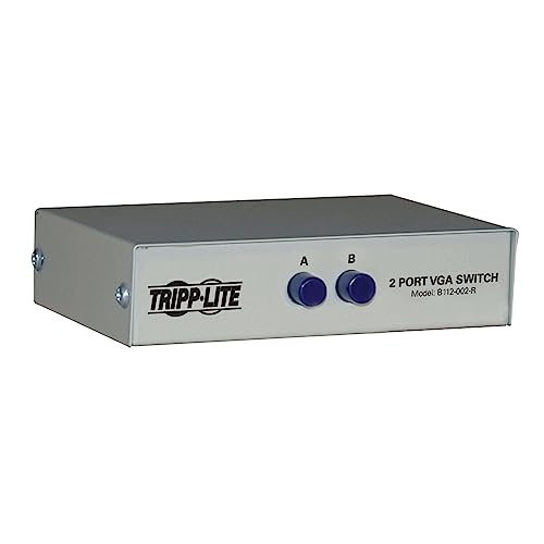 Tripp Lite 2-Port VGA Switch, Manual (3x HD15F) (B112-002-R)