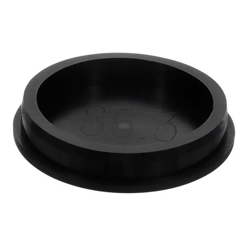 Image of uxcell 1 Pcs Black Plug Holes, Waterproof Rubber Button Plug for 86mm / 3.39 inch Hole