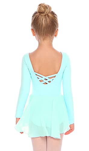 Image of Arshiner Kids Girls Classic Long Sleeve Leotard Dance Ballet Dress