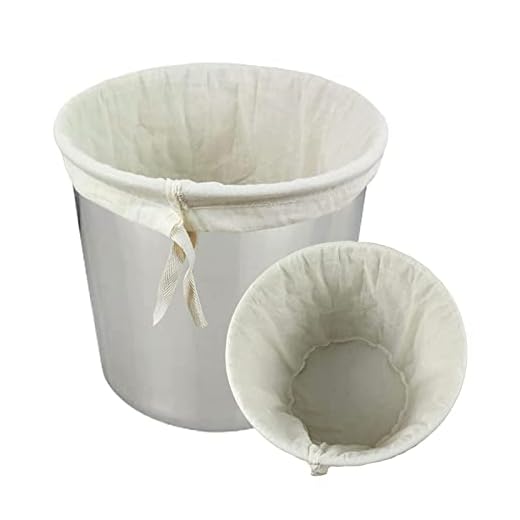 Sac Brassage Biere Sac, 20 * 30cm/40 * 50cm de brassage à la maison pour sacs à bière et confiture de vin à la bière avec lait de fruits et yogourt (lot de 2)