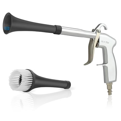 RVGIVE Car Cleaning Gun with 2 Set Nozzle, High Pressure Air Blow Gun, Interior Car Cleaning for Vehicle Upholstery Carpet Seat