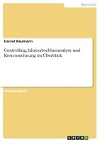 Controlling, Jahresabschlussanalyse und Kostenrechnung im Überblick 3668096414 Book Cover