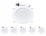 Superior Lighting 6 Inch Led Can Lights - Recessed Lighting Retrofit -14 Watt, 1100 Lumens, 3000K So