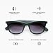 Eddie Bauer Smart Glasses for Men Bluetooth Smart Glasses with UV400 Polarized Lenses, Open Ear Speakers & Microphone Velocity (Standard)