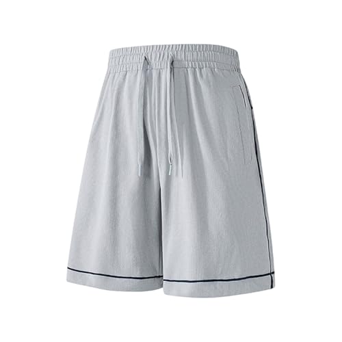 Jogging homme multipoches en lin ample pour l'été - 2