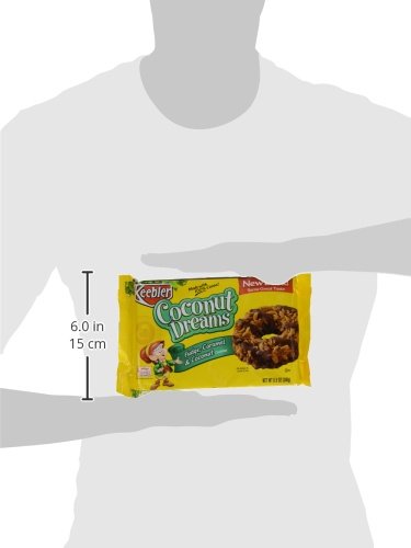 Keebler Fudge Stripes Cookies, Coconut Dreams, Flavors Of Fudge, Caramel And Coconut, 8.5 Oz Tray #TOP7