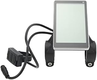 Tatiy Bicycle Speedometer, Wireless Bike Computer with LCD Backlit Display Panel, Waterproof Connector, Multifunction Cycle Odometer for Electric Scooter Bike for M5