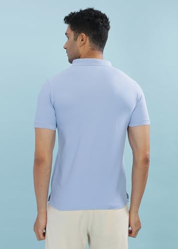 Image of Force NXT Polo Neck T-Shirt for Men Pack of 1 | Regular Fit T-Shirt for Men | Premium Super Combed Rich Cotton Polo Shirt | Men's Ultra Soft Half Sleeve T-Shirt