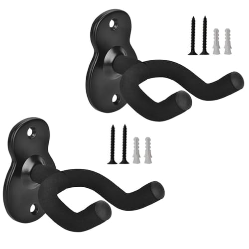 EastyGold Guitar Wall Hanger Stands Ukulele Wall Mount Violin Hook Keep Holder Display Rack Bracket...
