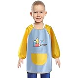 ⇜Uso amplio: el delantal de pintura para niños se usa ampliamente para actividades escolares o domésticas de los niños, como dibujar, escribir, cocinar y cerámica. Diseñado para niños de 8 a 12 años.