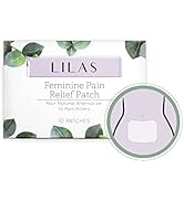 LILAS Menstrual Relief Patch (10 Pack) - Natural Pain Relief for Menstrual Period Symptoms and Cr...