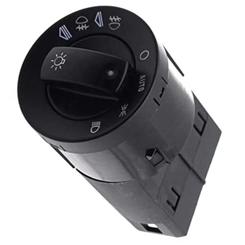 Perilla interruptor control luz antiniebla faros coche Audi A4 B7 con conector mando 8E