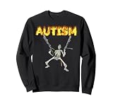 Meme Esqueleto Autismo Sudadera