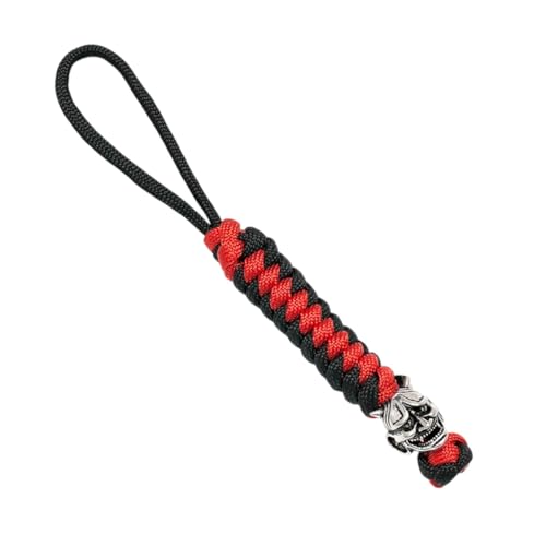 New 2026 Keychain For Car Hand Woven Survival Paracord Rope Ward Off Key Rings Men Gift Detachable Metal Punk Chains Jewelry Fashion Accessories Creative