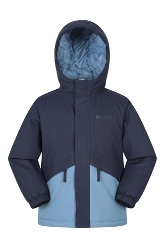 Image of Mountain Warehouse Cyclone Kids Waterproof Padded Jacket Navy 9-10y