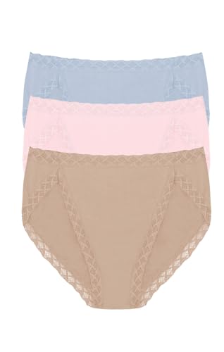 Image of Natori Women's Pima Bliss French Cut Briefs 3 Pack