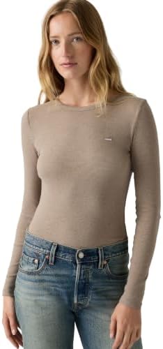 Levi's Damen Hayes Ls Tee T-Shirt (1er Pack)
