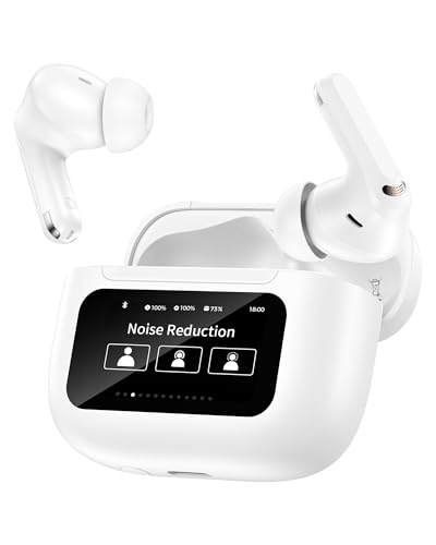 iPhone 17 Wireless Earphones for Apple i Phone Air, 17 Pro Max 17e 16e 16 16pro 15 14, Bluetooth Airpods Noise Cancelling Cordless Earbuds with Touch Screen Headphones in Ear Comfy Ear Buds Headsets