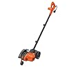 BLACK+DECKER Lawn Edger Trencher 2 in 1, 12 Amp 7.5 in. Electric Edger Lawn Tool for Landscaping and Trench Digger, 3 Height Settings, Corded (LE760FF)