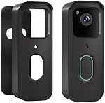 No-Drill Blink Doorbell Mount for All-new Blink Video Doorbell Camera(2nd Gen), Blink Adhesive Mounting Bracket, Easy to Install for Blink Doorbell Security System(Blink Doorbell Not Included), Black