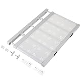 QUARKZMAN Étagre De Placard Extensible 30cm À 40cm Organisateur De Placard Réglable 2.5cm x 42cm Rangement À Motif Fleuri pour Armoire Cuisine Chambre