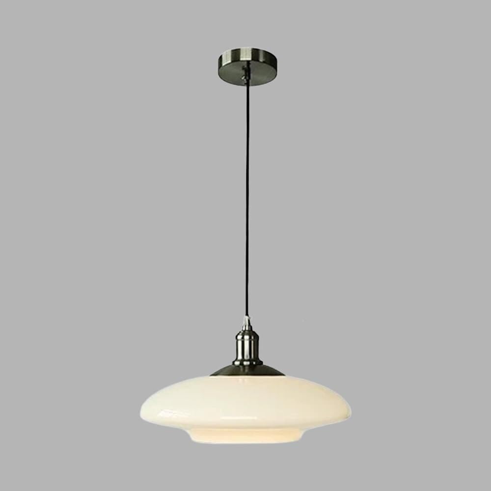 Suspension pour îlot de cuisine lustre moderne verre et métal