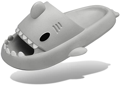[FUFSAWS] INMINPIN Pantuflas de Tiburon Verano para Mujer Hombre Zapatos de Bano Antideslizante Zapatillas de Ducha Sandalias de
