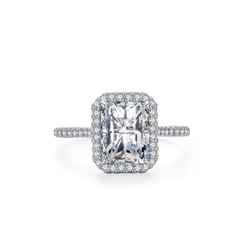 Bague Argent Pierre rectangulaire, le cadeau idéal pour sceller une promesse - 6