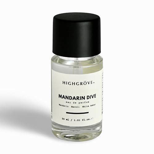Image of Mandarin Dive Premium Eau De Parfum 30ml, Citrus, Musky, Soothing Fragrance, Long Lasting Perfume Spray For Men & Women