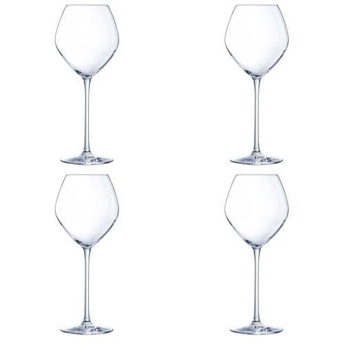 Luminarc Grand Chais Caja 4 Copas Vino Cristalín 35cl Cristalin Apto Frigorífico No Apto Microondas Ecológico