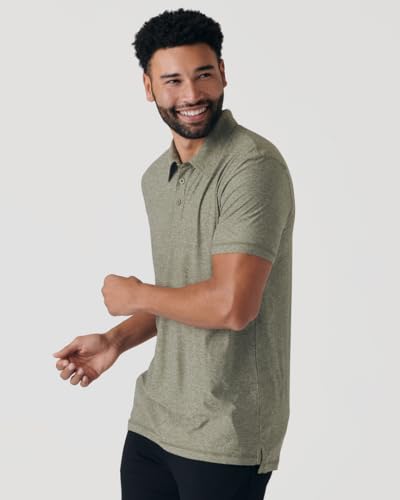 True Classic Active Polo Shirts for Men, Premium Fitted Golf Shirts for Men. Mens Polo Shirts Short Sleeve. - Image 4