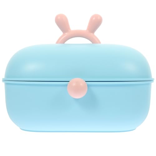 Boîte de rangement multi-étages plastique bleu pour ne plus perdre vos petits objets - 2