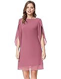 vestido rosa pastel casual Se puede combinar con cualquier tacón alto u otros zapatos que te gusten, mostrando el encanto femenino sexy único