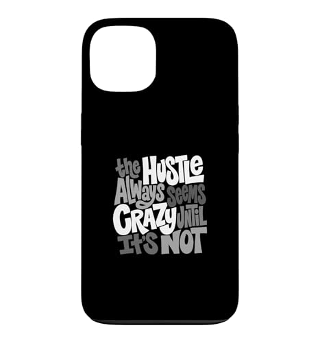 �O���[�J���[ �n�b�X�� Ain't So Crazy Grey �O���t�B�b�N �X�}�z�P�[�X iPhone 13 �p