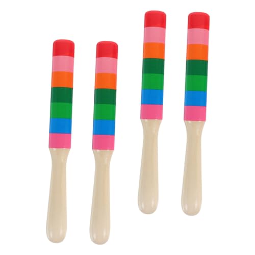 ibasenice 2 ペア 丸太打楽器 たち ドラムスティック 大人の楽器 ミュージカル 鍵 ヒッコリーの棒 音楽 打楽器のスティック キッズ楽器 カエデ 用打楽器リズムスティック 木製