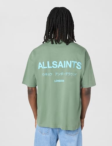 Image of AllSaints Men's Underground Oversized Short Sleeve Crew Neck Shirt