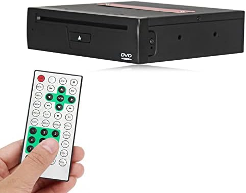 12V AV Input Universal Car DVD Player Machine, External CD DVD Player for Car Radio Android Navigation/TV External Stereo for Android with Remote Control (12V Power Supply and AV Input Can be Used)