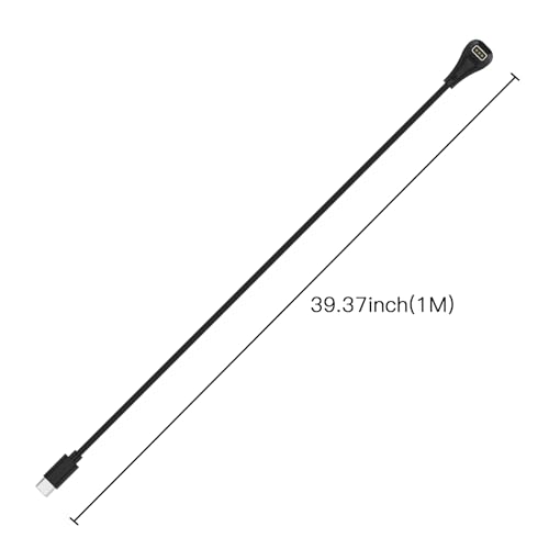 Cable tipo C para COROS PACE 4 de 1m con conector en ángulo recto 7