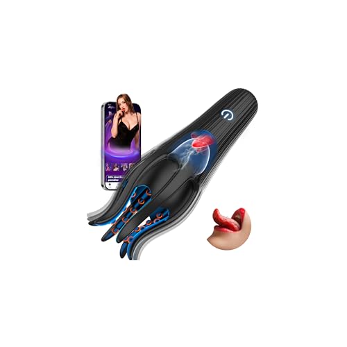 Masturbieren für Männer Penis Eichel Stimulator, Tagnaff Sex Spielzeug für die Männer 10 Klopf- und Vibration Masturbator, Vibratorensets Sexspielzeug für Men Solo Paare Masturbatoren Taschenmuschi