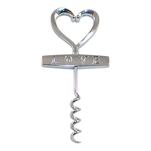 SoundsBeauty Stylish Love Heart Design Red Wine Corkscrew Bottle Opener Kitchen Gadget