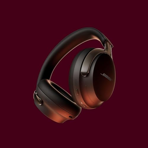 Image of Bose (2nd Gen QuietComfort Ultra Bluetooth Headphones, Wireless Headphones with Spatial Audio, Over Ear Noise Cancelling with Mic, Up to 30 Hours of Play time + 20W Wall Charger (Black)