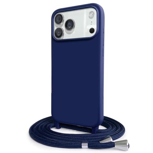 Cordon de cou avec coque mate iPhone 17 Pro Max pour voyager l'esprit libre